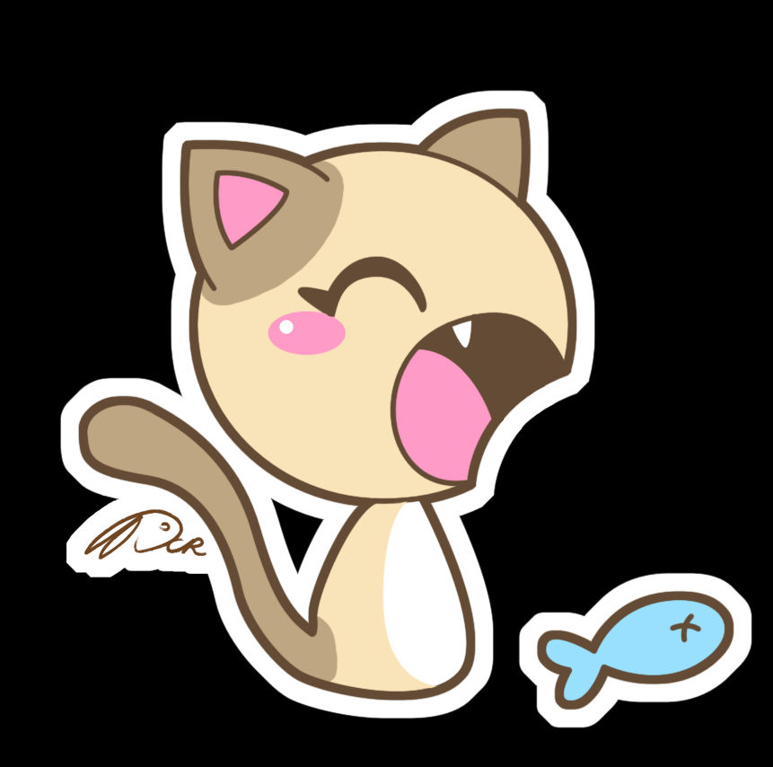 Gato Anime Chibi Con Pescado By Antonijose On Deviantart