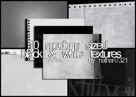10 black and white textures
