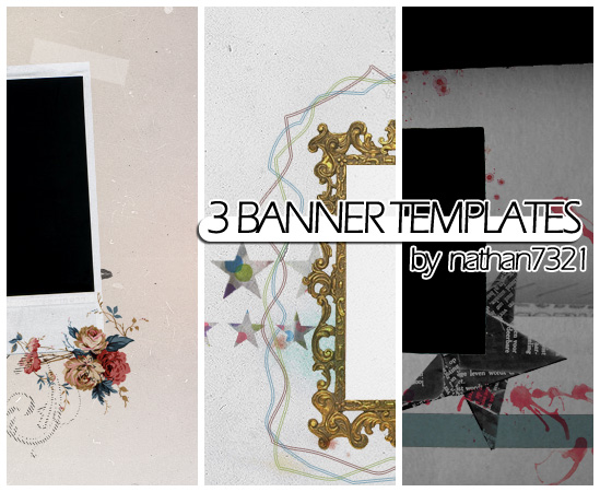 THREE header templates