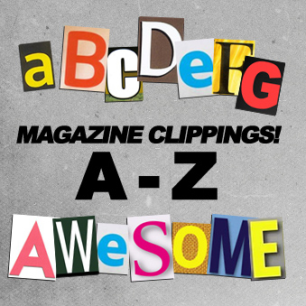 A Z Magazine Letter Clippings By Nathan7321 On Deviantart
