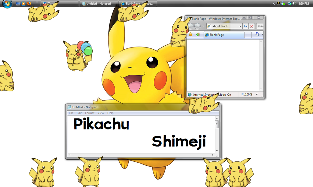 Pikachu Shimeji