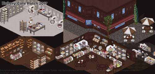 Bakery/Cafe Patch Set by Fuzzysandwich