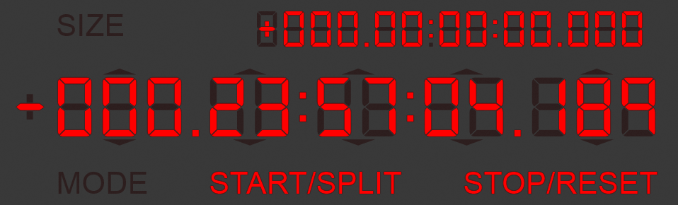 T-Minus: millisecond clock/timer.