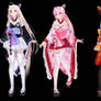 MMD Model Pack: TDA Kimono Girls