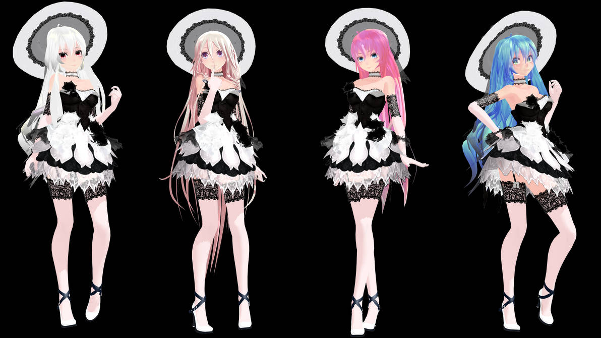 MMD Model Pack: TDA Lacy Haku, IA, Luka, and Miku by K-Manoc1 on DeviantArt
