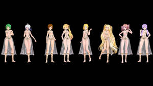 MMD Model Pack: TDA Showstopper Models