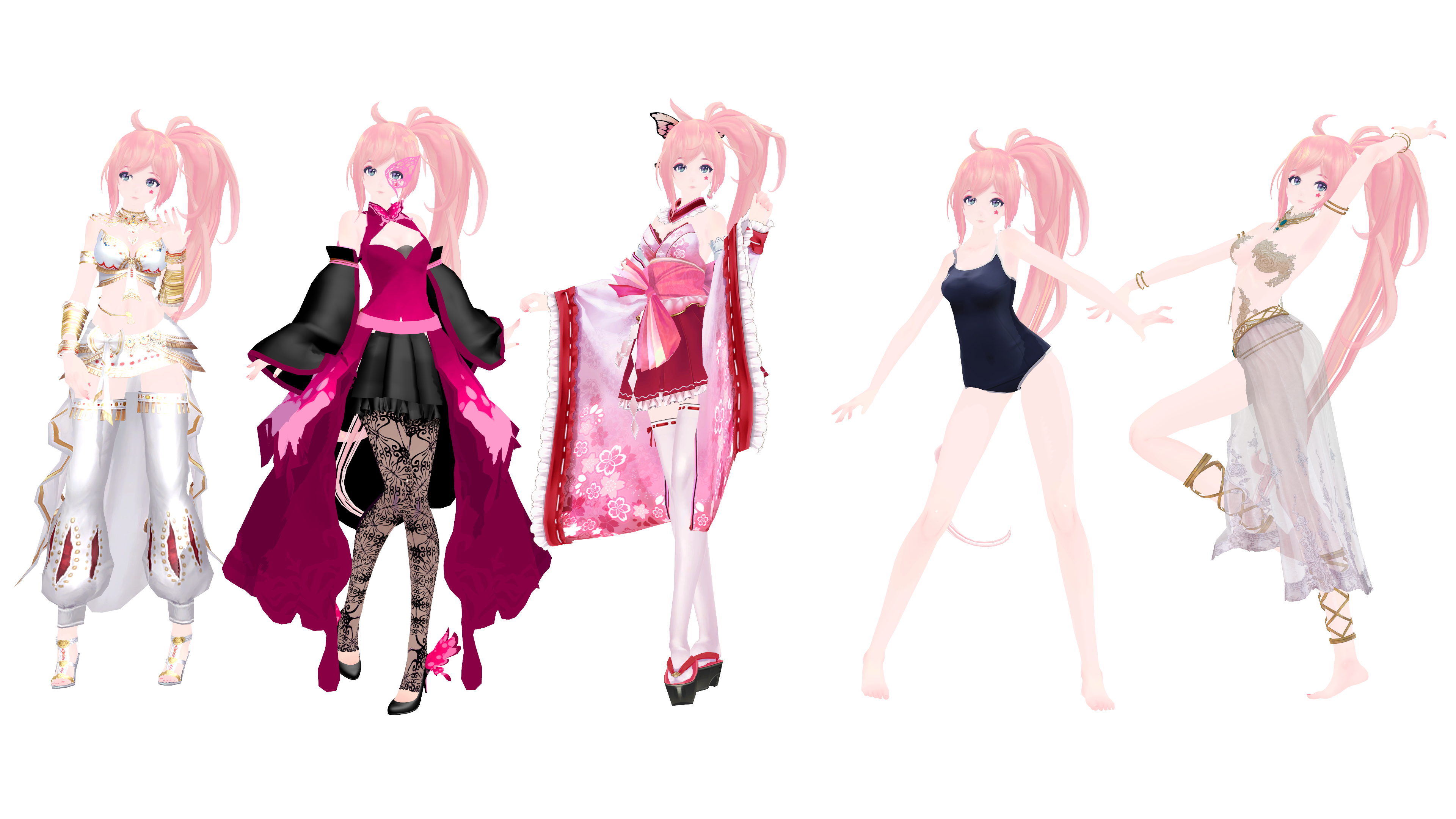 MMD Model Pack: TDA UNI Pack by K-Manoc1 on DeviantArt