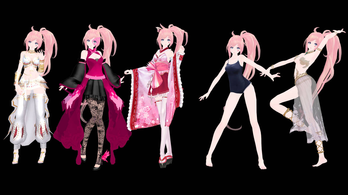 MMD Model Pack: TDA UNI Pack by K-Manoc1 on DeviantArt