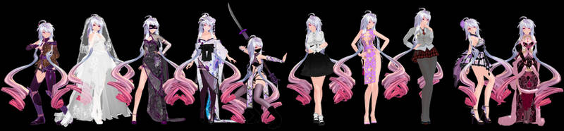 MMD Model Pack: TDA Maika Pack 2