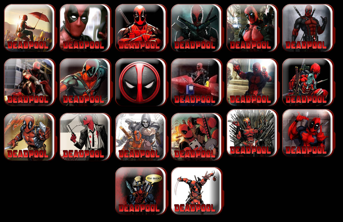 Deadpool Windows Icons by MissCatieVIPBekah on DeviantArt