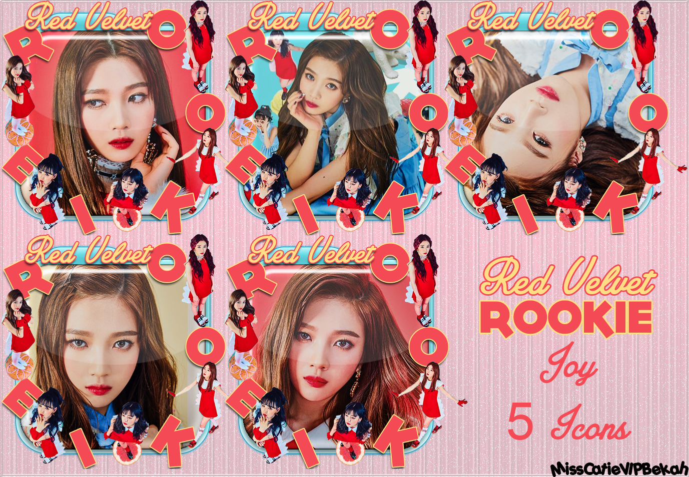 Red Velvet Rookie Icons Joy Ver By Misscatievipbekah On Deviantart