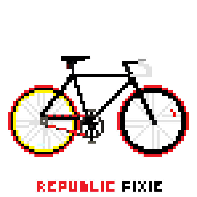 Pixel art (The bicycles series) by joojaebum on DeviantArt
