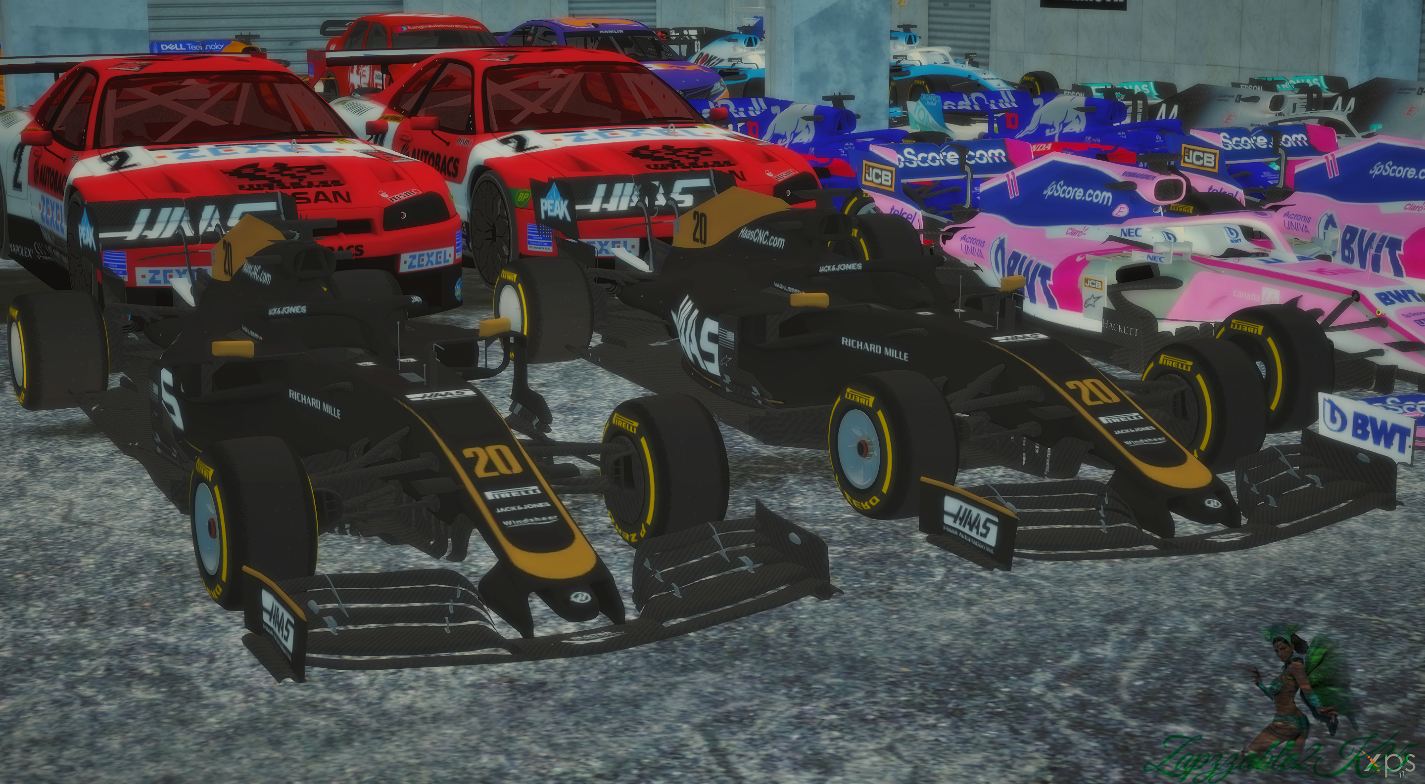 Haas F1 Car (Real Racing 3) -XPS by Zapzzable2K25 on DeviantArt