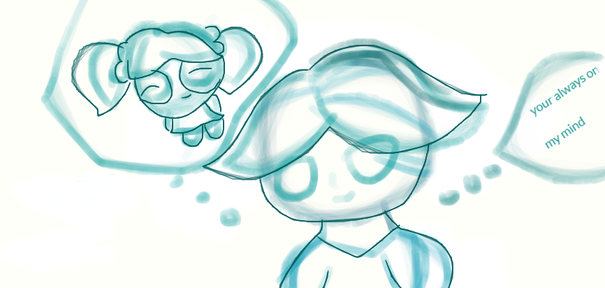 Your always on my mind- Boomubbles sketch by ppgz100 on DeviantArt
