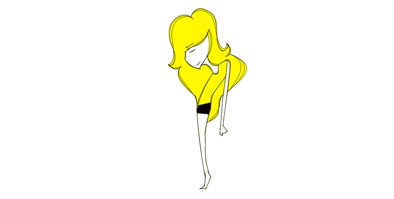Yellow girl by thePatient312 on DeviantArt