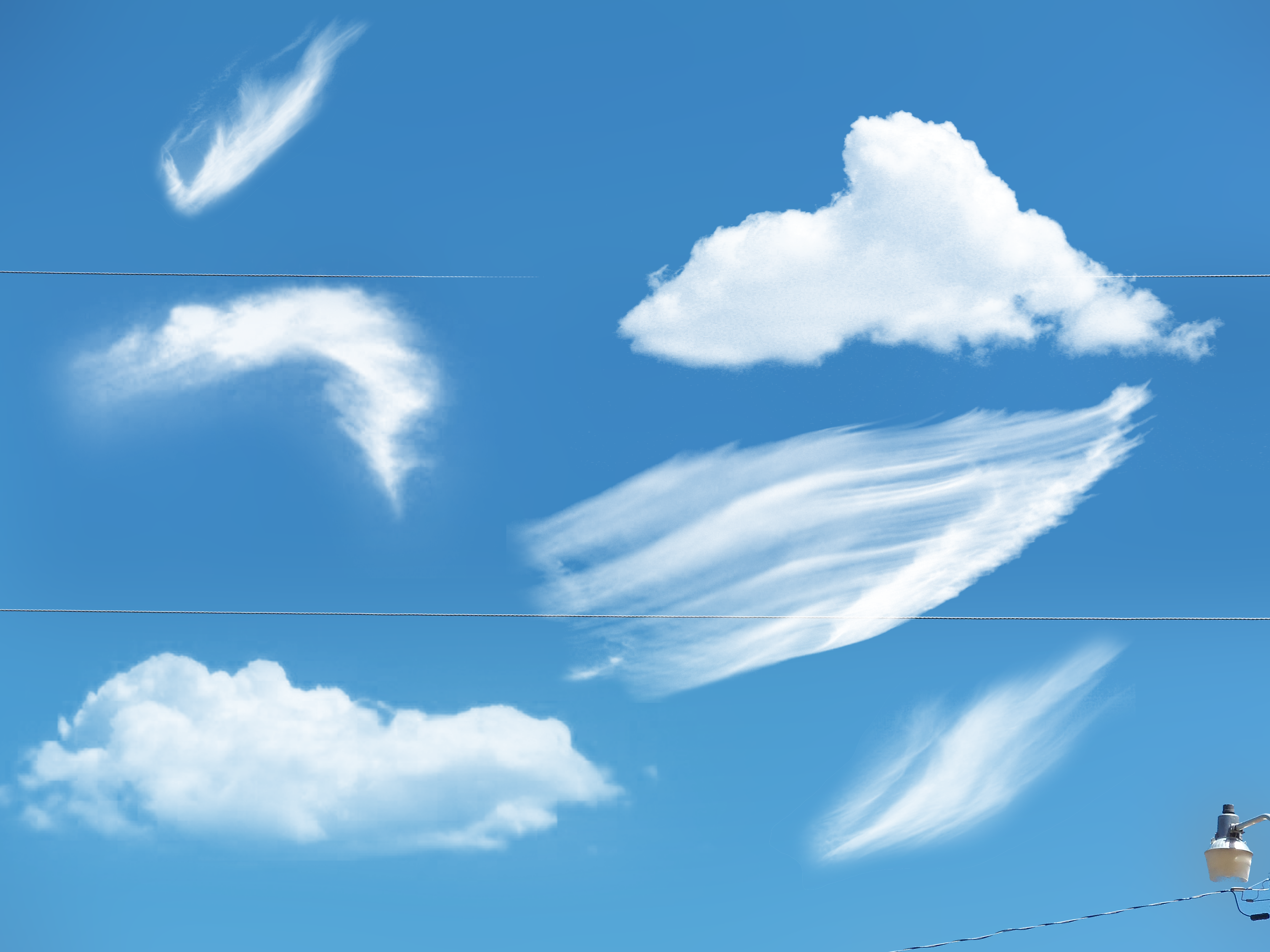 Gimp Cloud Brush Pack