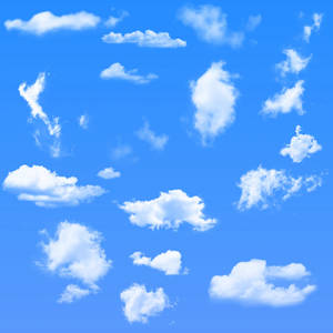 16 Cloud Brushes For Gimp