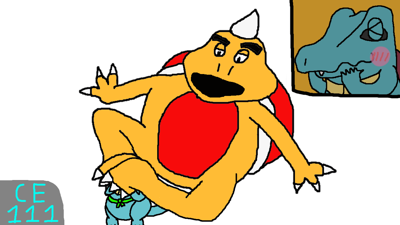 Brutus in Between an SMB3 Sumo Bro's Feet by Cyanesque111 on DeviantArt