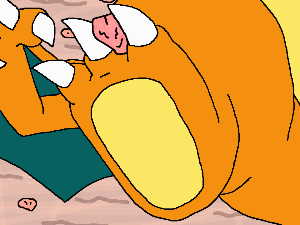 Charizard Holds a Pebble Between His Toes by Cyanesque111 on DeviantArt