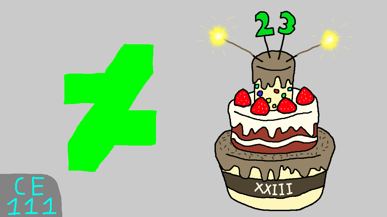 DeviantArt's 23rd Birthday Cake by Cyanesque111 on DeviantArt