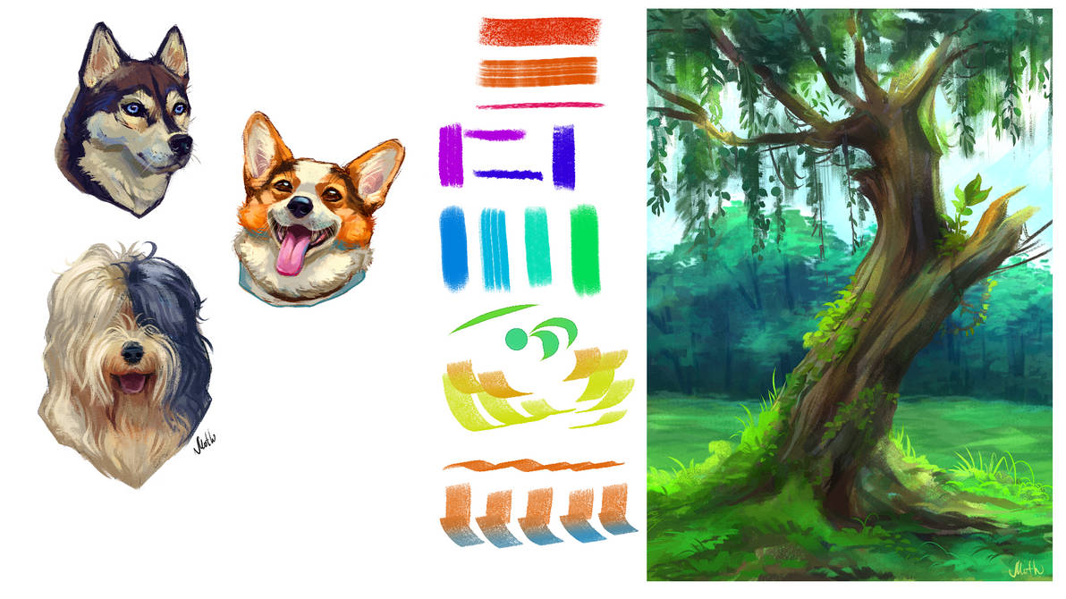 My brushes (Clip Studio Paint) Pastel and Pencil by Mothka on DeviantArt