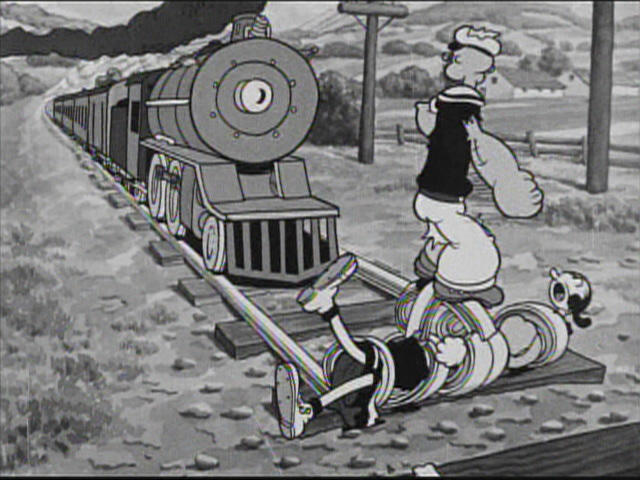 Popeye wrecks train by svettzwo on DeviantArt