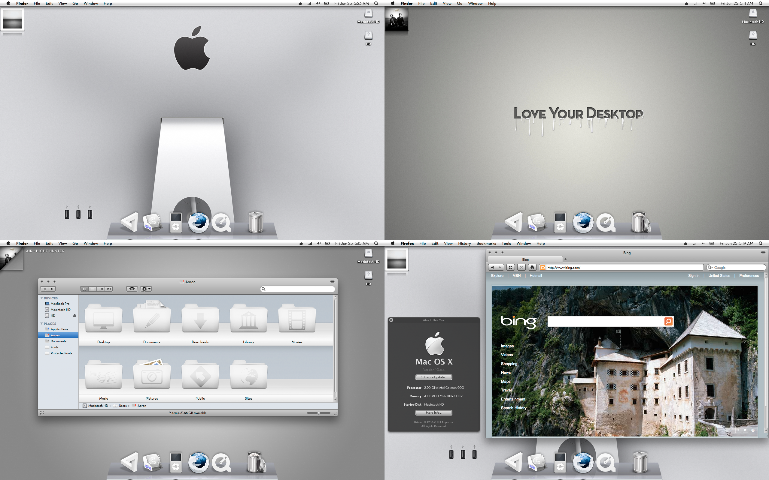 Snow Leopard White Theme by AaronOlive
