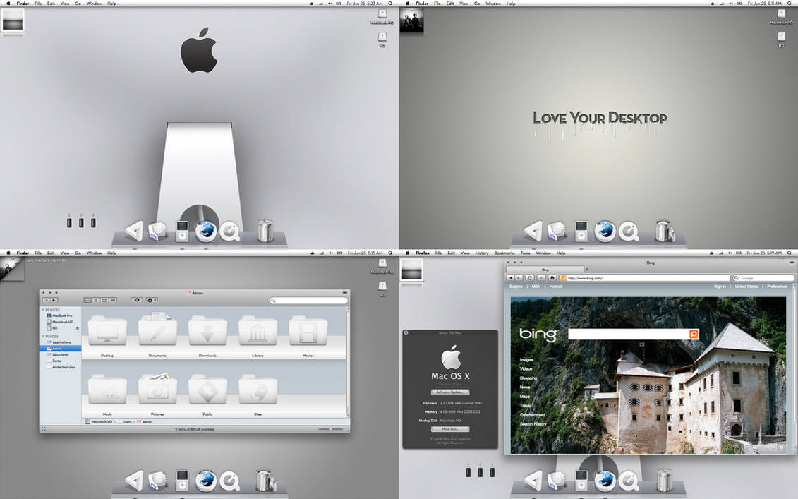 Snow Leopard White Theme by AaronOlive