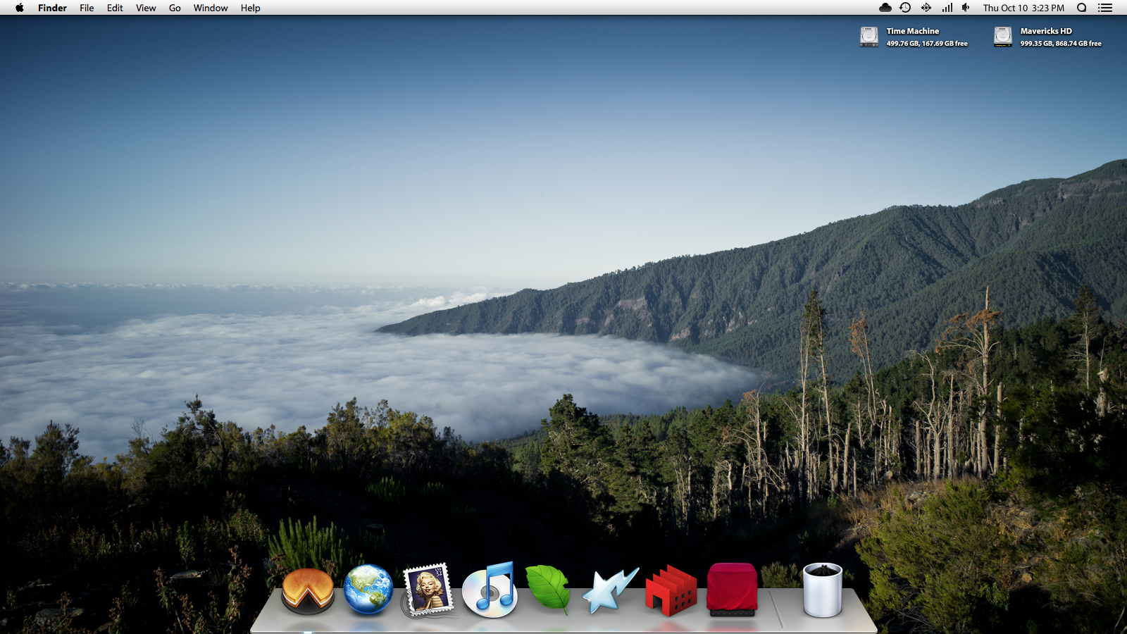 Menu bar Icons - OS X Mavericks 10.9.x