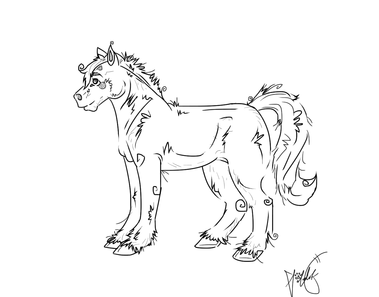 Horse/Pony Lineart