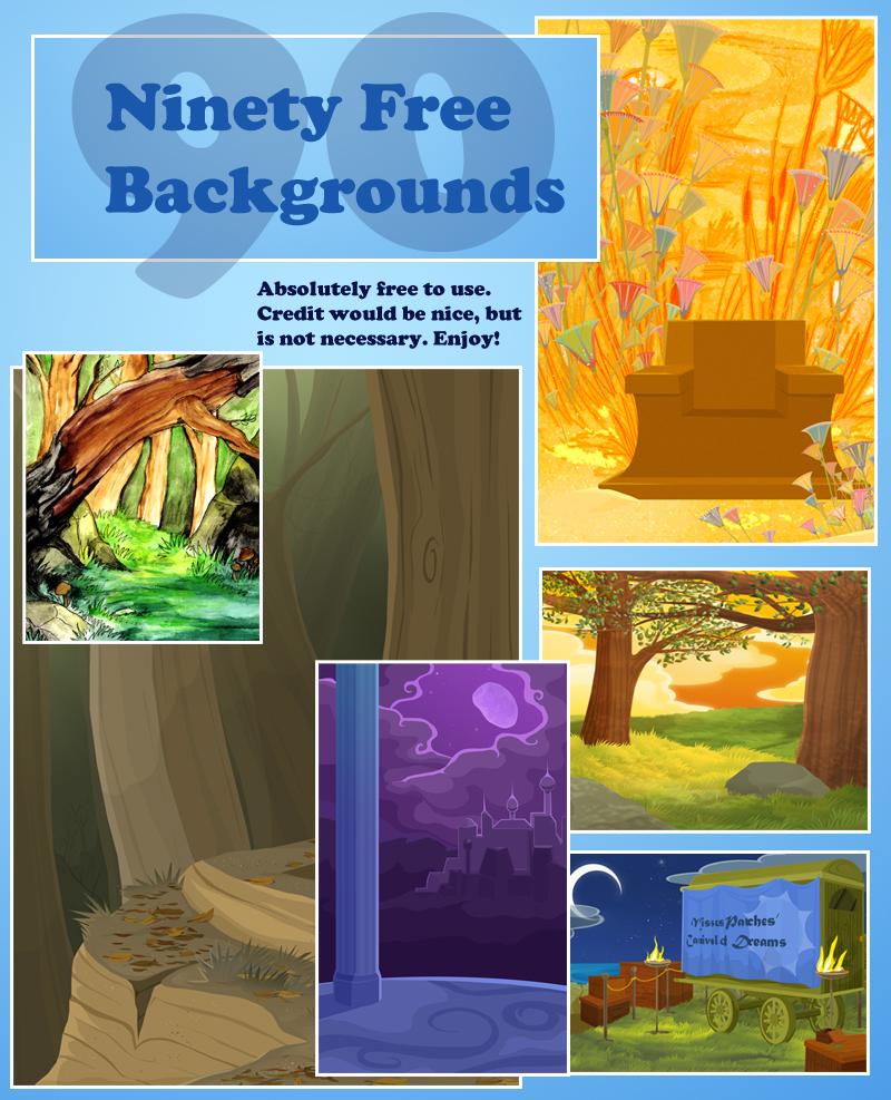 90 Free Backgrounds