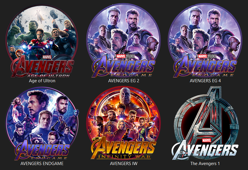 Mcu icons images on