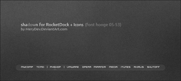 shadown for RocketDock