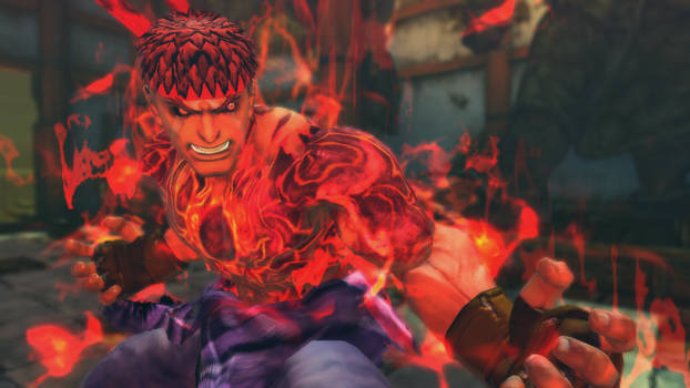 Evil Ryu shirtless v2