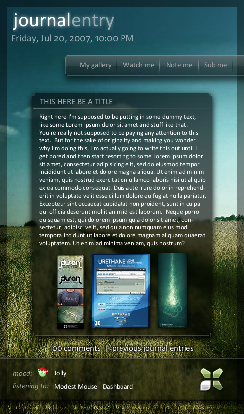 August Journal CSS by Miamoto on DeviantArt