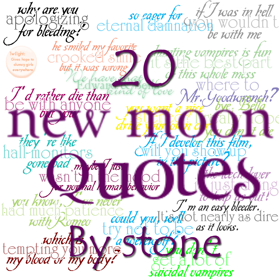 Quotes About New Moon New Moon Quotes By Stonefaerie On Deviantart