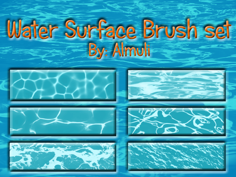 Water Surface Brush set for PS