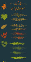 Leaves - photoshop brushes