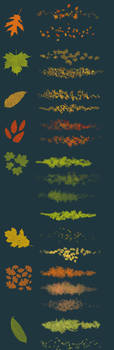 Leaves - photoshop brushes