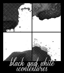 black and whit icontextures