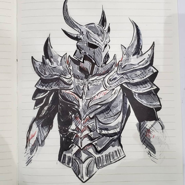 Armor Sketch by echopalette on DeviantArt
