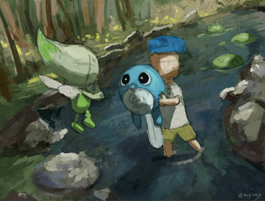 Painting Timelapse - Poliwag Kid