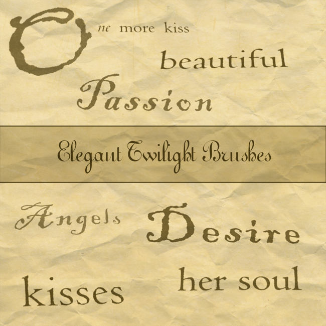 Elegant Twilight Brushes