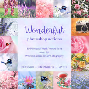 NEW: Wonderful Photoshop Actions (30 Actions)
