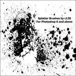 Splatter brushes by C130