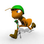 Semut Wars animation runcycle