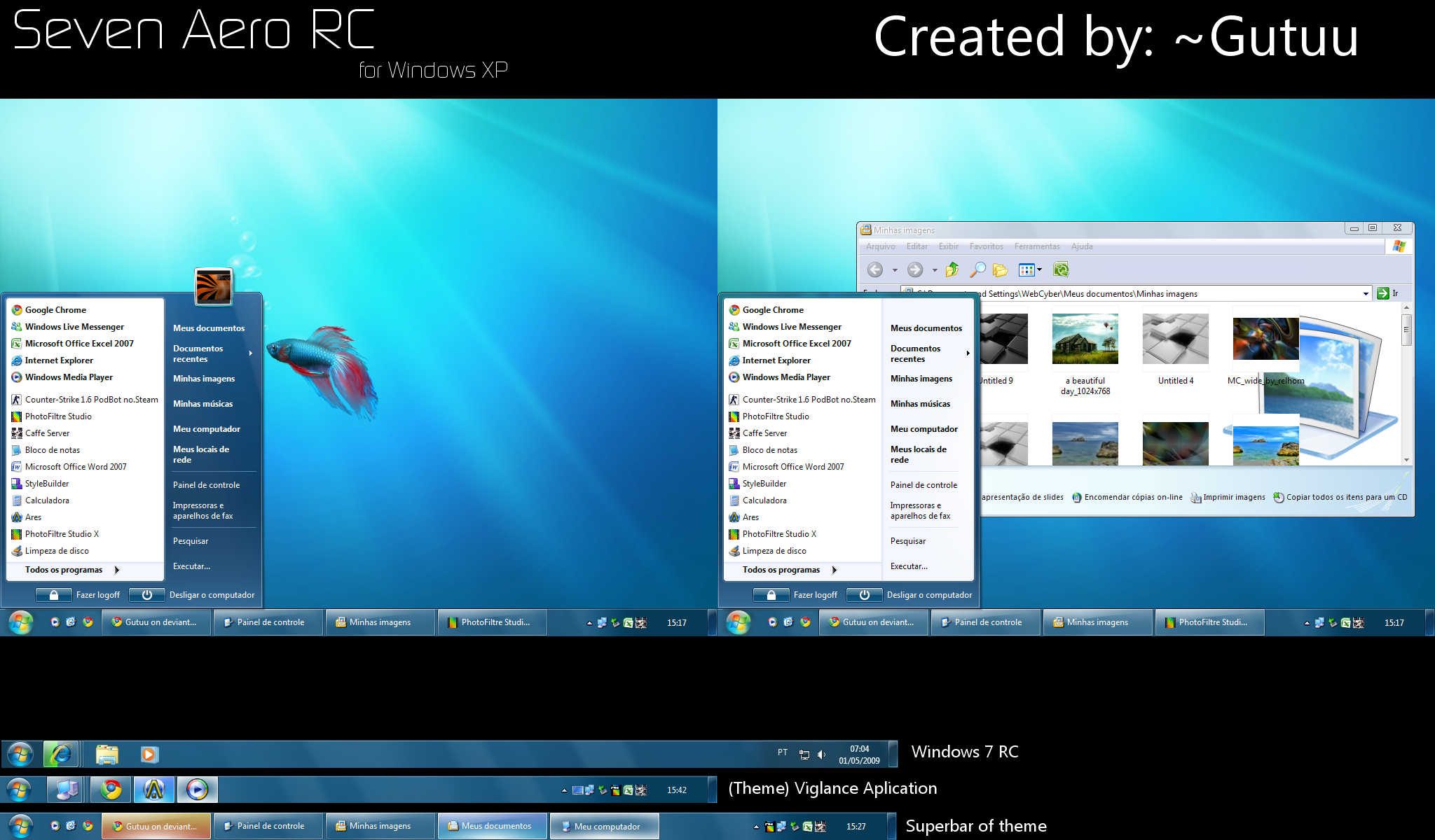 Seven Aero RC for Windows XP