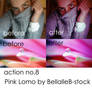 action no.8- lomo pink