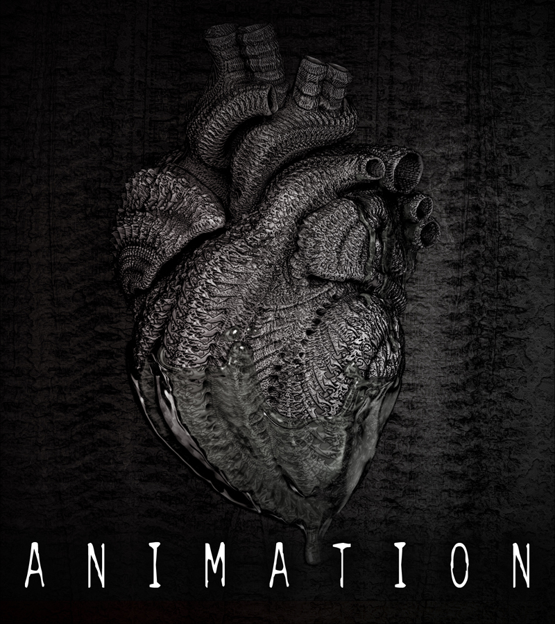 giger heart animation