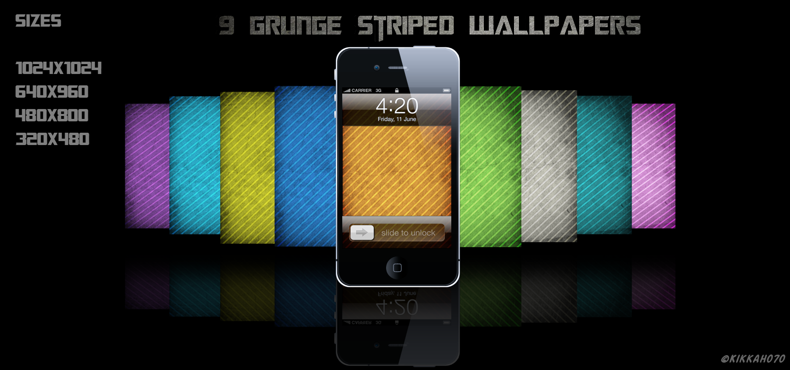9 Grunged Striped Wallpapers by Kikkah070 on DeviantArt